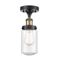Edison Semi-Flush Mount Brushed Satin Nickel