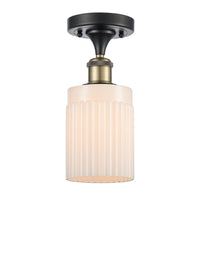 Edison Semi-Flush Mount Brushed Satin Nickel