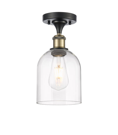 Bella 6-Inch 1-Light Semi-Flush Mount 11.5-Inch High