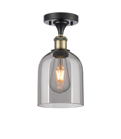 Bella 6-Inch 1-Light Semi-Flush Mount 11.5-Inch High