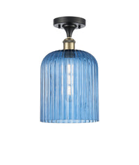 Edison Semi-Flush Mount Brushed Satin Nickel
