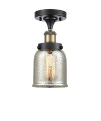 Edison Semi-Flush Mount Cast Brass Finish