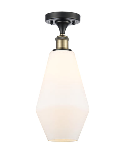 Cindyrella 7-Inch 1-Light Semi-Flush Mount 16-Inch High