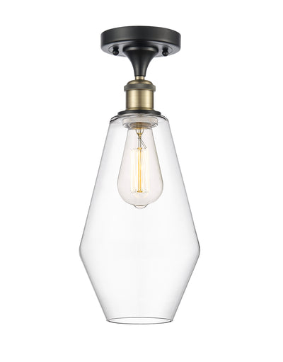 Cindyrella 7-Inch 1-Light Semi-Flush Mount 16-Inch High