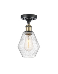 Edison Semi-Flush Mount Brushed Nickel