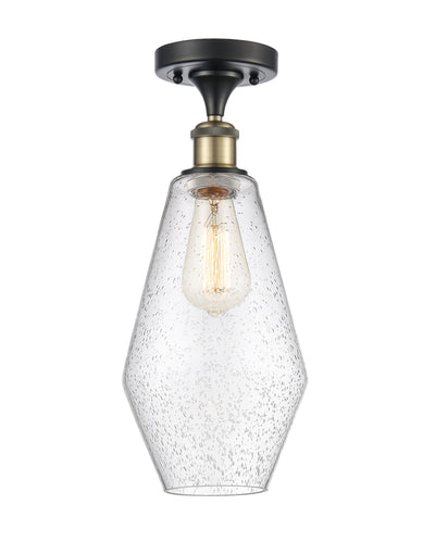 Cindyrella 7-Inch 1-Light Semi-Flush Mount 16-Inch High