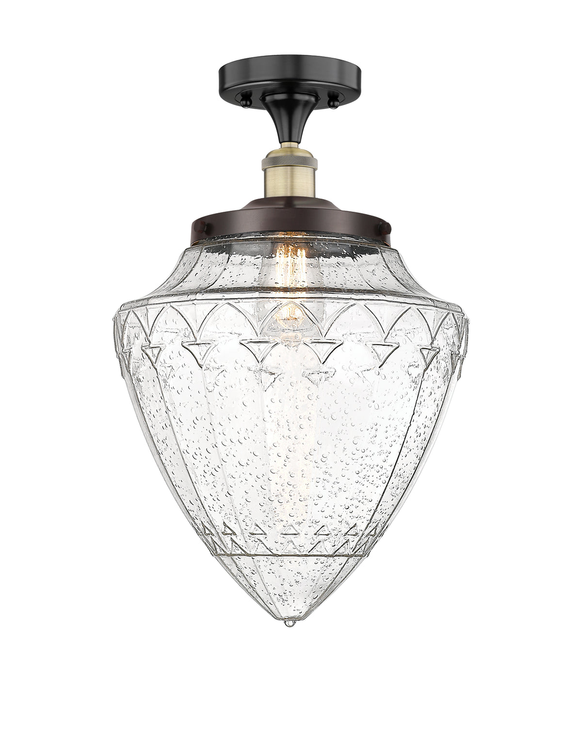 Bridgeton 16-Inch 1-Light Semi-Flush Mount 18.125-Inch High