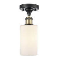 Edison Semi-Flush Mount Brushed Satin Nickel