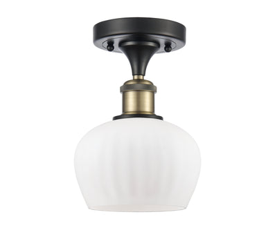 Fenton 7-Inch 1-Light Semi-Flush Mount 9.5-Inch High