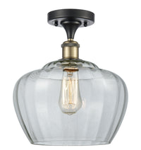 Edison Semi-Flush Mount Brushed Nickel