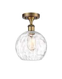 Edison Semi-Flush Mount Brushed Nickel 6