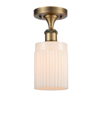 Edison Semi-Flush Mount Brushed Satin Nickel