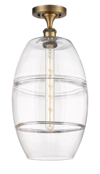 Edison Semi-Flush Mount Brushed Nickel