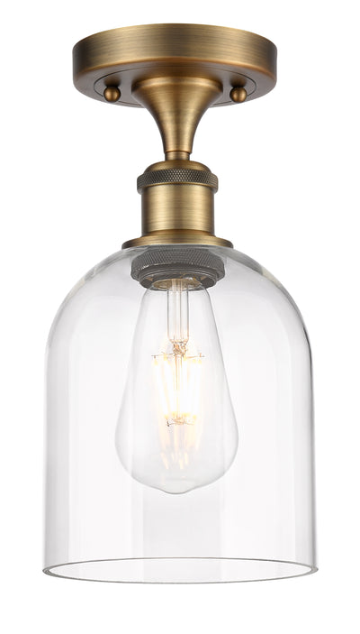 Bella 6-Inch 1-Light Semi-Flush Mount 11.5-Inch High