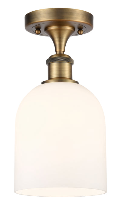 Bella 6-Inch 1-Light Semi-Flush Mount 11.5-Inch High