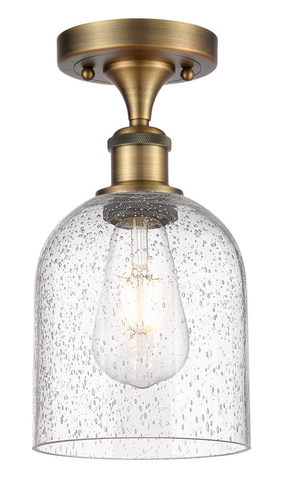 Bella 6-Inch 1-Light Semi-Flush Mount 11.5-Inch High