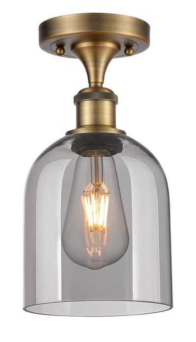 Bella 6-Inch 1-Light Semi-Flush Mount 11.5-Inch High