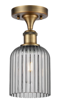 Edison Semi-Flush Mount Brushed Satin Nickel