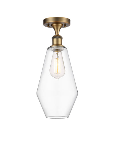 Cindyrella 7-Inch 1-Light Semi-Flush Mount 16-Inch High