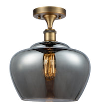 Edison Semi-Flush Mount Brushed Nickel
