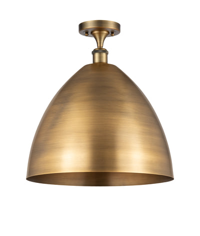 Bristol 16-Inch 1-Light Semi-Flush Mount Cone Shade 17.375-Inch High