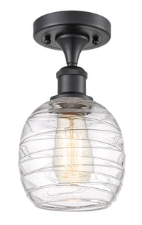 Edison Semi-Flush Mount Brushed Nickel