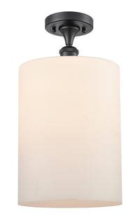 Edison Semi-Flush Mount Brushed Satin Nickel