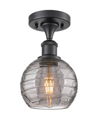 Edison Semi-Flush Mount Brushed Nickel