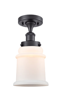 Edison Semi-Flush Mount Brushed Satin Nickel