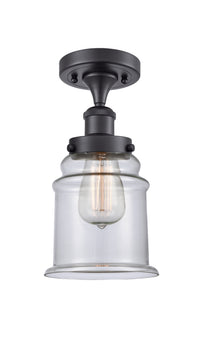 Edison Semi-Flush Mount Brushed Satin Nickel