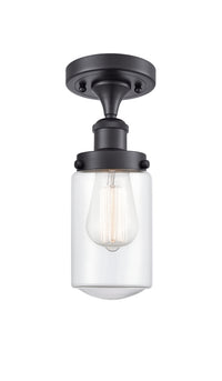 Edison Semi-Flush Mount Brushed Satin Nickel