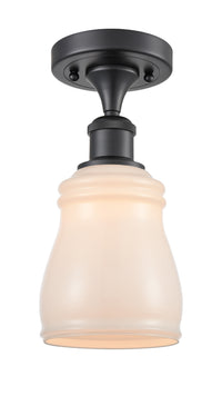 Edison Semi-Flush Mount Brushed Satin Nickel