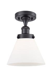 Edison Semi-Flush Mount 5.25 Brushed Nickel