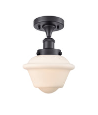 Edison Semi-Flush Mount Brushed Satin Nickel
