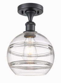 Edison Semi-Flush Mount Brushed Nickel