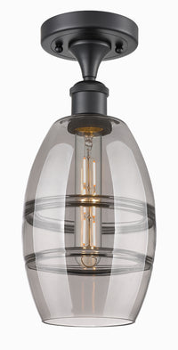 Edison Semi-Flush Mount Brushed Satin Nickel