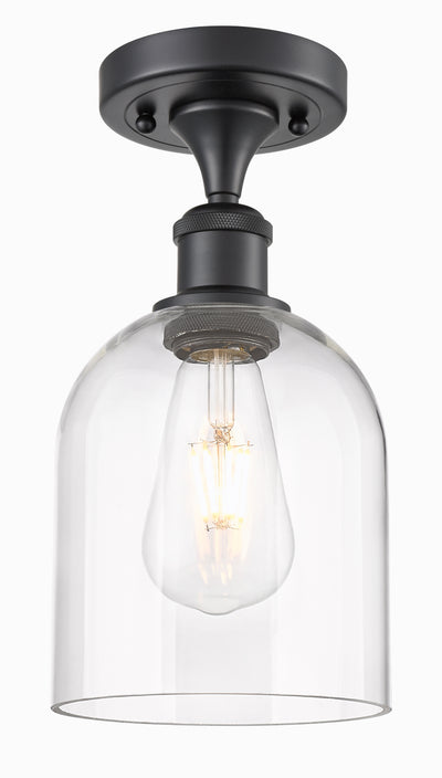 Bella 6-Inch 1-Light Semi-Flush Mount 11.5-Inch High