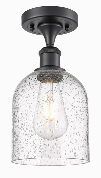Bella 6-Inch 1-Light Semi-Flush Mount 11.5-Inch High