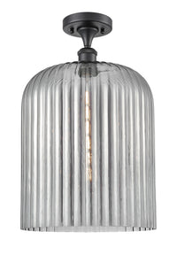 Edison Semi-Flush Mount Brushed Satin Nickel