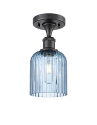 Edison Semi-Flush Mount Brushed Satin Nickel