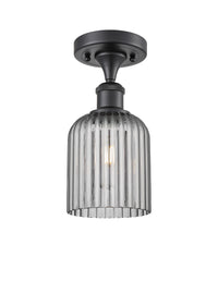 Edison Semi-Flush Mount Brushed Satin Nickel