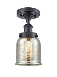 Edison Semi-Flush Mount Cast Brass Finish
