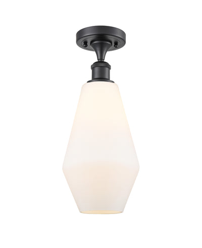 Cindyrella 7-Inch 1-Light Semi-Flush Mount 16-Inch High