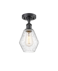 Edison Semi-Flush Mount Brushed Nickel