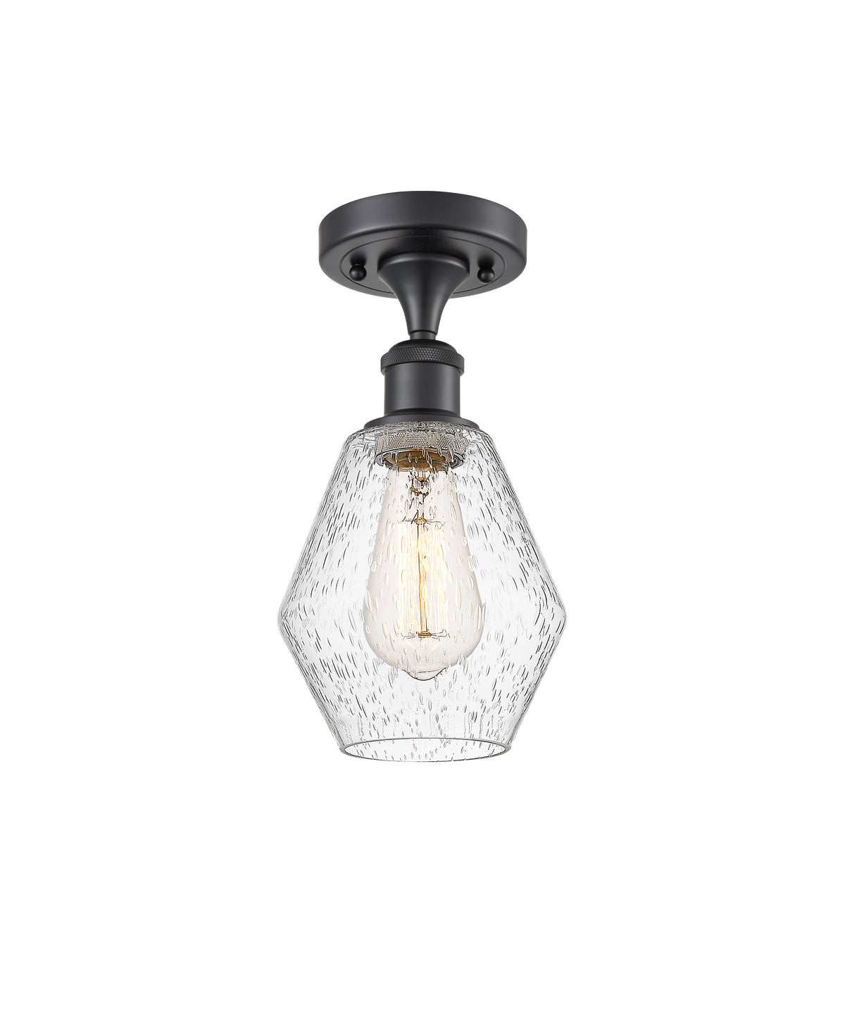Cindyrella 6-Inch 1-Light Semi-Flush Mount 11.5-Inch High