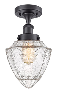 Edison Semi-Flush Mount Brushed Nickel