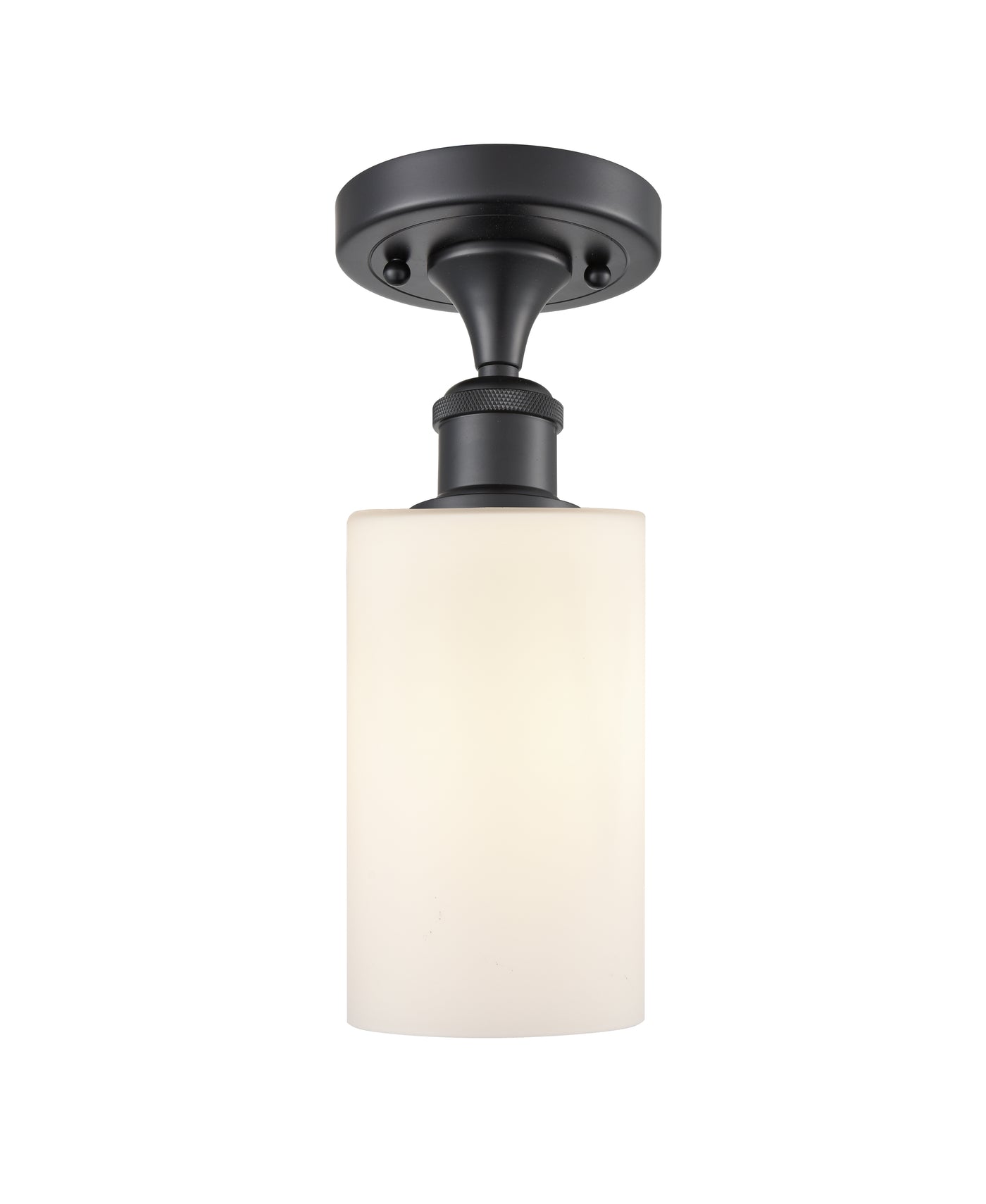 Edison Semi-Flush Mount Brushed Satin Nickel