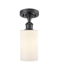 Edison Semi-Flush Mount Brushed Satin Nickel