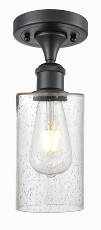 Edison Semi-Flush Mount Brushed Satin Nickel