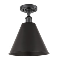 Edison Semi-Flush Mount Brushed Satin Nickel